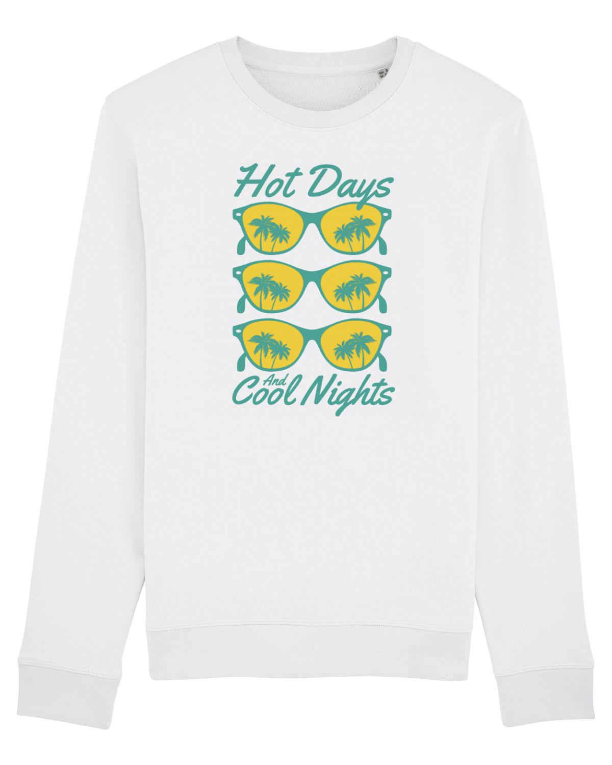 Bluză mânecă lungă Unisex Rise White