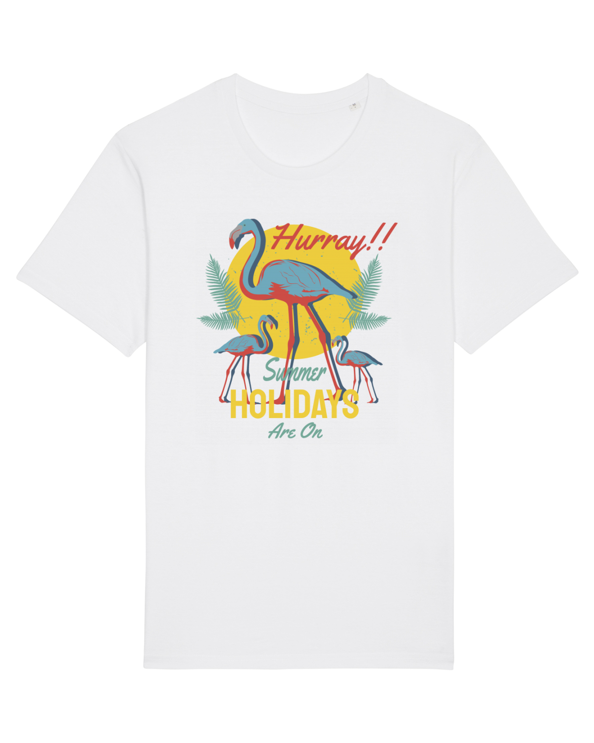 Tricou mânecă scurtă Unisex Rocker White