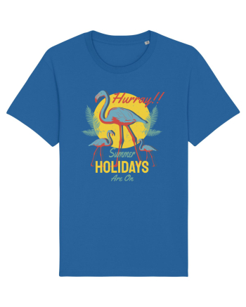 Hurray! Summer Holidays are On Royal Blue