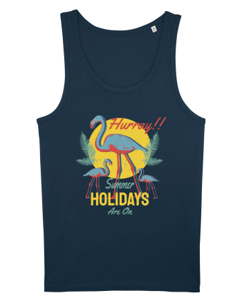 Hurray! Summer Holidays are On Navy