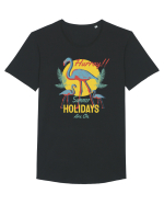 Hurray! Summer Holidays are On Tricou mânecă scurtă guler larg Bărbat Skater