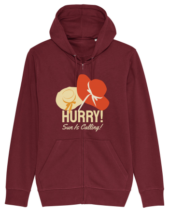 Hurry! Sun is Calling! Burgundy