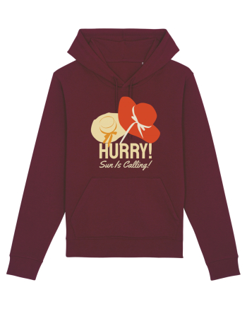 Hurry! Sun is Calling! Burgundy