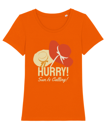 Hurry! Sun is Calling! Bright Orange
