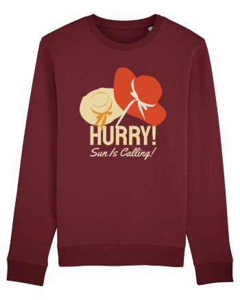 Hurry! Sun is Calling! Burgundy