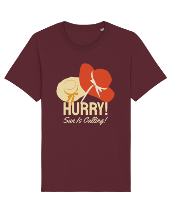 Hurry! Sun is Calling! Burgundy