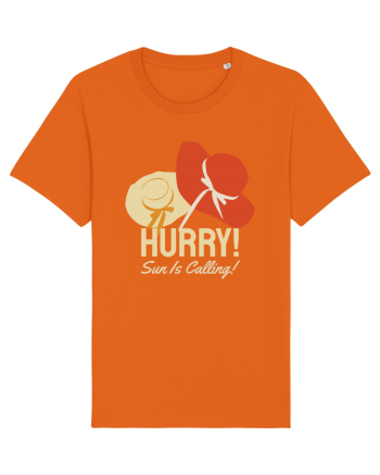 Hurry! Sun is Calling! Bright Orange