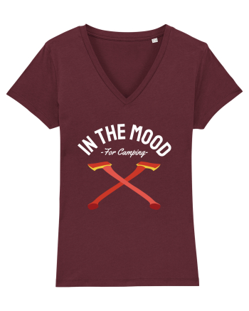 In the Mood for Camping Burgundy