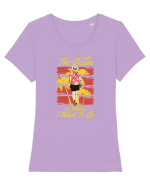 Into the Ocean is Where I Want to Go Tricou mânecă scurtă guler larg fitted Damă Expresser