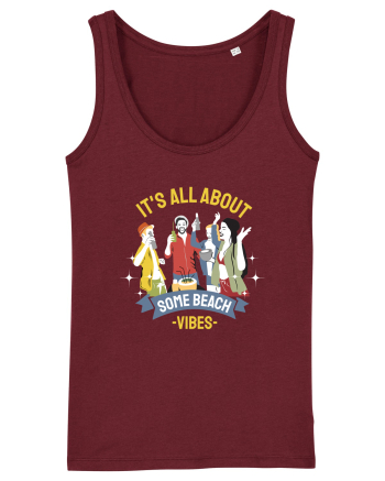 It's All About Some Beach Vibes Burgundy