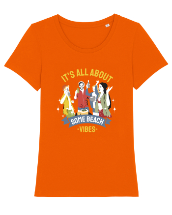 It's All About Some Beach Vibes Bright Orange