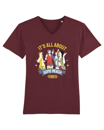 It's All About Some Beach Vibes Burgundy