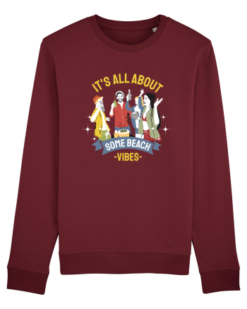 It's All About Some Beach Vibes Burgundy