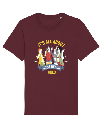 It's All About Some Beach Vibes Burgundy