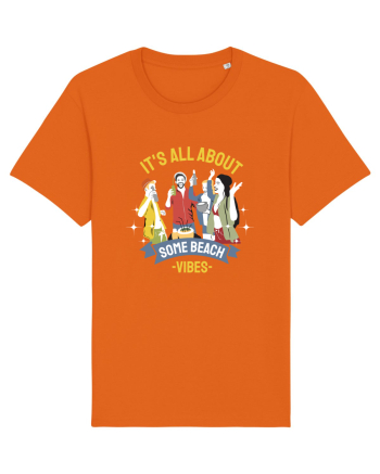 It's All About Some Beach Vibes Bright Orange