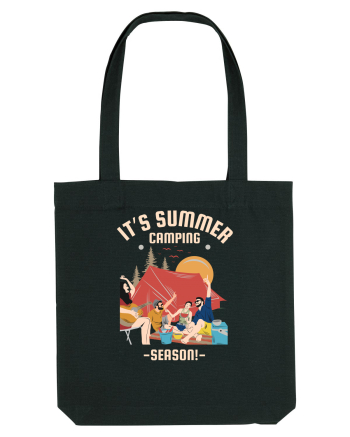 It's Summer Camping Season Black