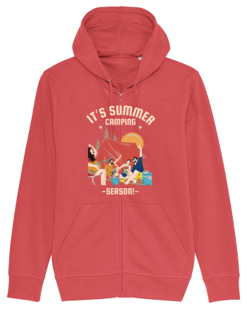 It's Summer Camping Season Carmine Red