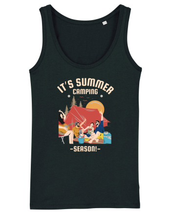 It's Summer Camping Season Black