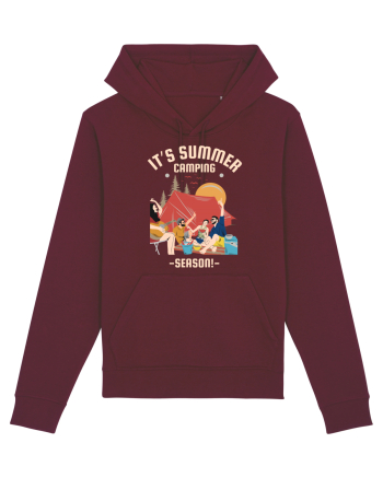 It's Summer Camping Season Burgundy