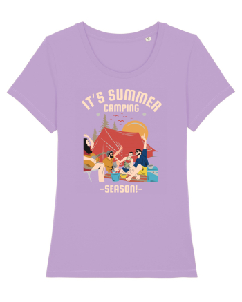 It's Summer Camping Season Lavender Dawn