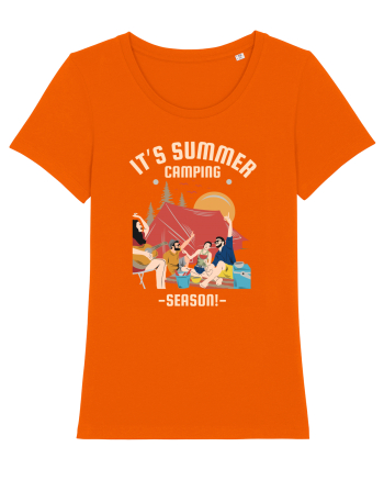 It's Summer Camping Season Bright Orange