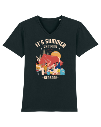 It's Summer Camping Season Black