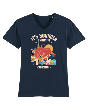 It's Summer Camping Season French Navy