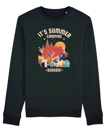 It's Summer Camping Season Black