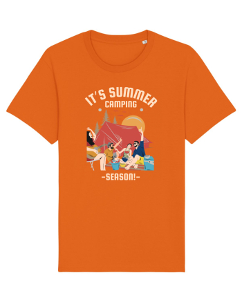 It's Summer Camping Season Bright Orange
