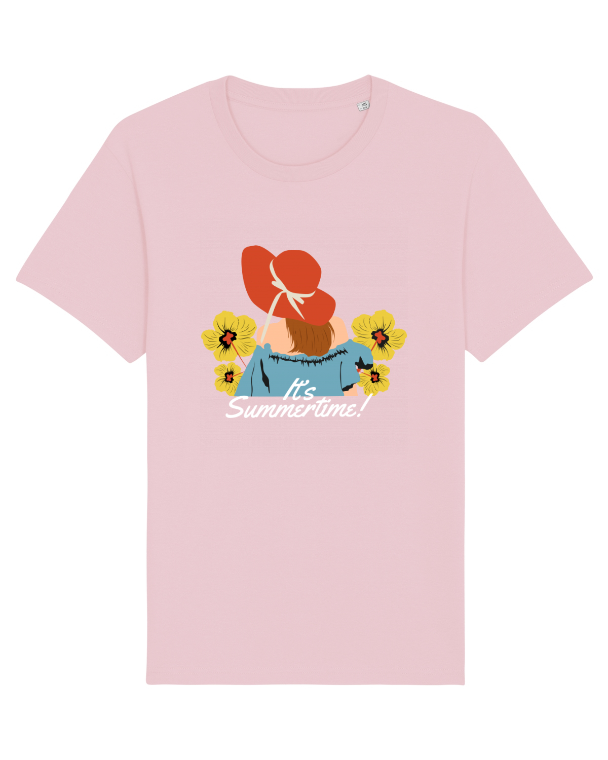 Tricou mânecă scurtă Unisex Rocker Cotton Pink