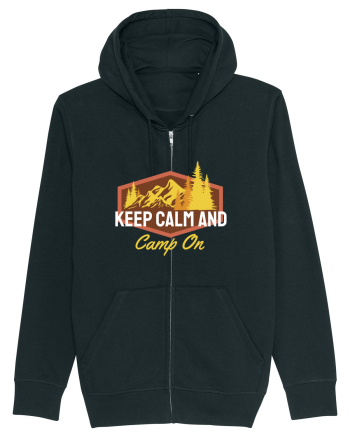 Keep Calm and Camp On Black