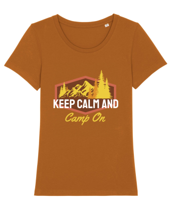 Keep Calm and Camp On Roasted Orange