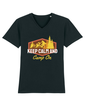Keep Calm and Camp On Black