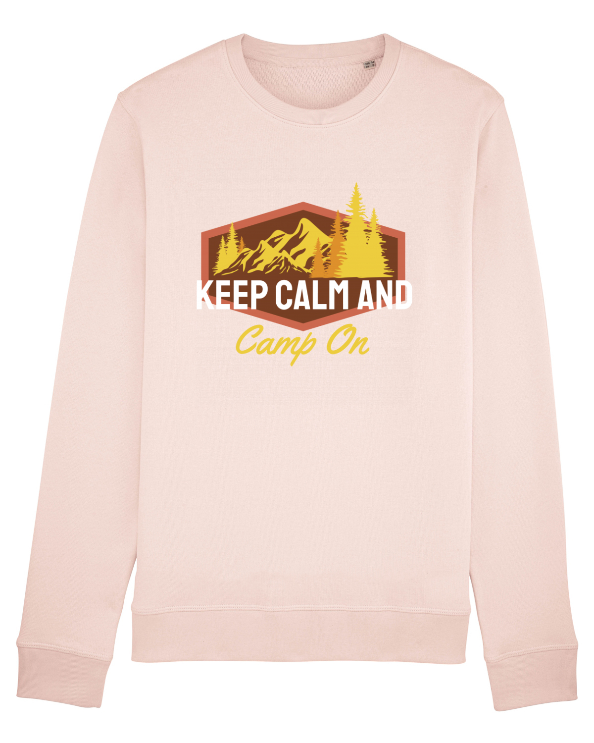 Bluză mânecă lungă Unisex Rise Candy Pink