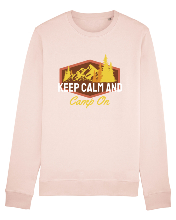 Keep Calm and Camp On Candy Pink