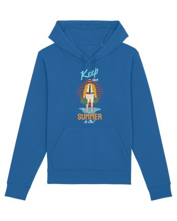Keep Calm Summer is On! Royal Blue