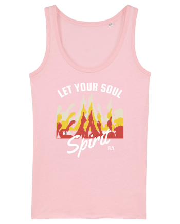 Let Your Soul and Spirit Fly Cotton Pink