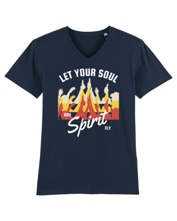 Let Your Soul and Spirit Fly French Navy