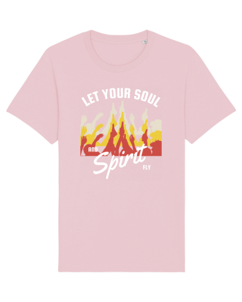 Let Your Soul and Spirit Fly Cotton Pink