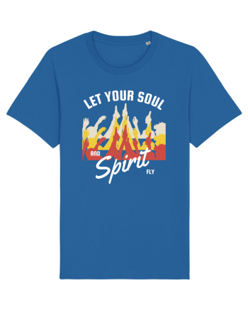 Let Your Soul and Spirit Fly Royal Blue