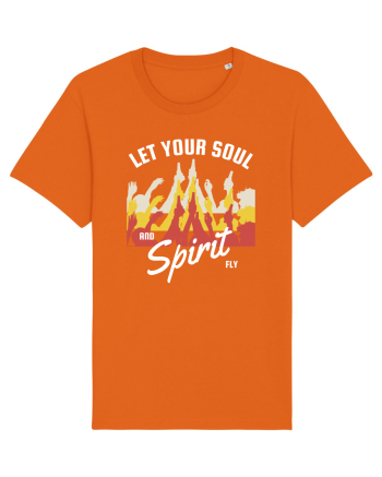 Let Your Soul and Spirit Fly Bright Orange