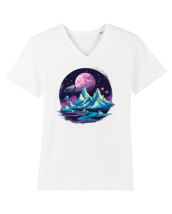 Mountains landscape White