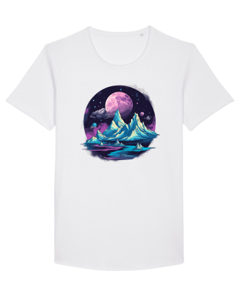 Mountains landscape White