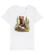 Bear in the forest Tricou mânecă scurtă  Copii Mini Creator