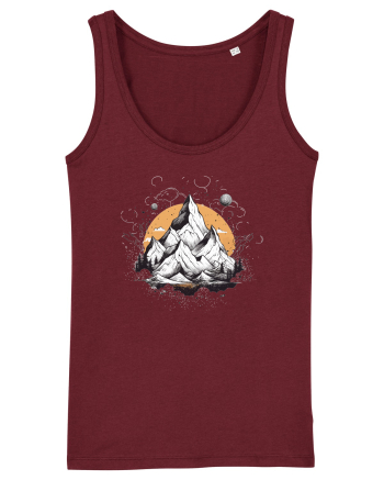 Mountain Doodles Burgundy
