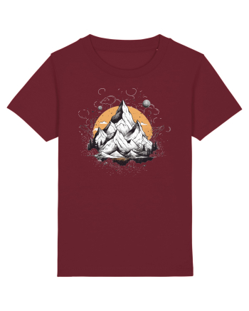 Mountain Doodles Burgundy