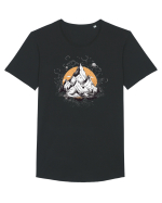 Mountain Doodles Tricou mânecă scurtă guler larg Bărbat Skater