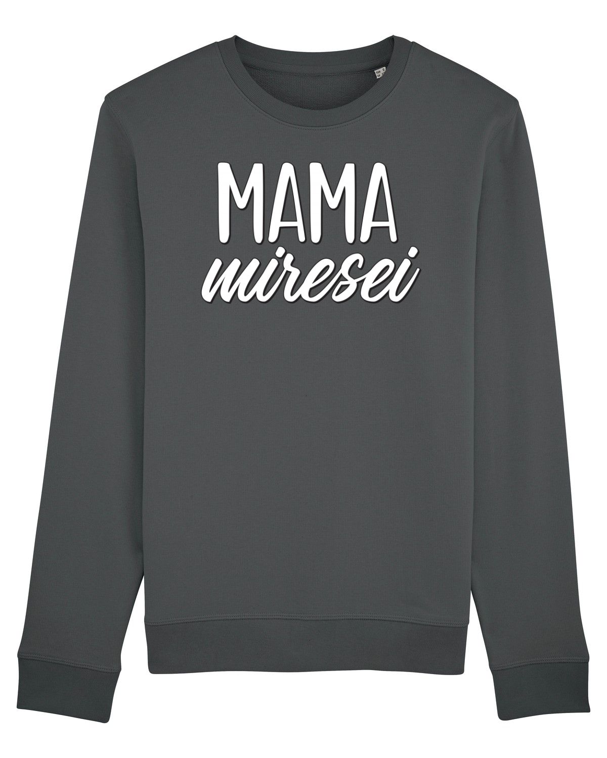 Bluză mânecă lungă Unisex Rise Anthracite
