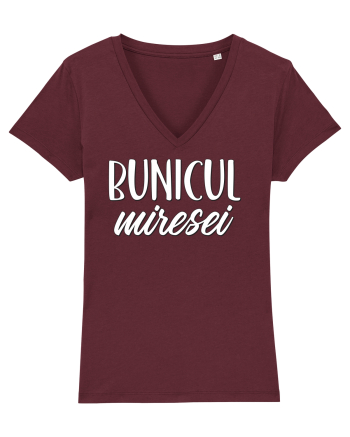Tricou poze nunta - bunicul miresei Burgundy
