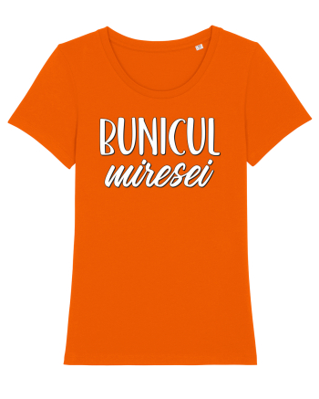 Tricou poze nunta - bunicul miresei Bright Orange
